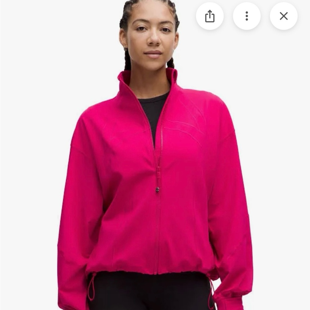 lululemon athletica Pink Bomber Jacket